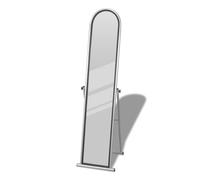 vidaXL Miroir autoportant rectangulaire pleine longueur Gris