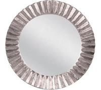 Miroir en fonte plissé argent 39 cm - Table Passion - Argent - Fonte Aluminium