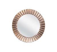 Miroir en fonte plissé or 39 cm - - Or - Fonte Aluminium
