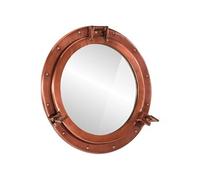 vidaXL Miroir en forme de hublot mural Ø50 cm aluminium et verre