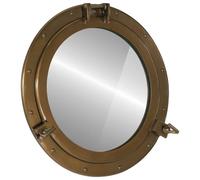 vidaXL Miroir en Forme de Porthole Mural Ø50 cm Aluminium et Verre