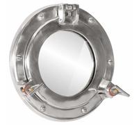 vidaXL Miroir en forme de hublot mural Ø38 cm aluminium et verre