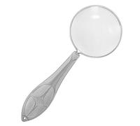 Miroir En Métal De 45mm, Style Européen Sculpté Artisanat Loupe Cadeaux Exquis Pour Enfants Et Personnes Âgées