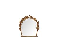 Miroir en métal or, autre forme, à fixer - Chehoma, Doré - 65x5x68 cm