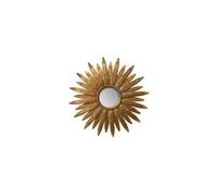 chehoma Miroir sorcière Miroir Convexe Orné de délicates Plumes d'or. Belle Fabrication Diamètre 37,80 cm