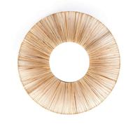 Miroir en rotin naturel 60 cm - Oviala
