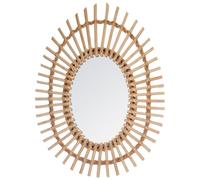 Miroir en rotin Ovale 43x58cm