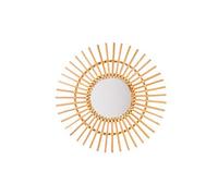 Miroir en rotin soleil - Dim : D 58 cm