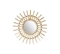 Miroir en rotin soleil - Dim : D30 cm --