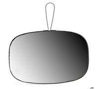 Miroir en verre et métal noir James 20 x 30 cm