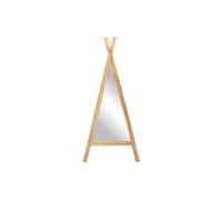 Miroir enfant tipi en bois de mindi - L. 55 x H. 120 cm - Naturel - BATAM