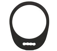 Miroir éponge de coiffure, miroir de vanité de maquillage de bureau rond résistant à l'usure, miroir de dressing, miroir de salon de beauté outil cosmétique domestique(noir)