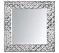 Miroir EVETTES 80 cm 80 cm Métal Argenté