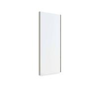 Emuca Miroir extractible pour l'intérieur de l'armoire – Peint gris pierre – Acier Plastique et Verre