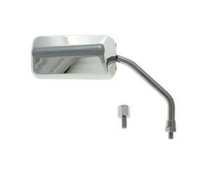 Miroir F1 gauche/droite, courte filetage M8, chrome look