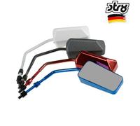 Miroir F1-STYLE Noir Filetage M8 SX Inclus Adaptateur STR8