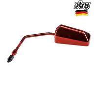 Miroir F1-STYLE Rouge M8 Inclus Adaptateur Universel STR8