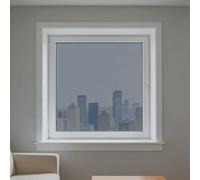 Miroir Fenêtre sans Tain 120 x 70 cm Anti UV Protection de La Vie Privée Protéger du Soleil Film Adhésif Réfléchissant Vec Kit de Pose pour Salon, Chambre, Bureau, Argent Double Face