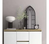 vidaXL Miroir Noir 100x45 cm Fer pour utilisation à l'intérieur 3093524 Noir G