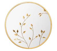 Atmosphera - Miroir Feuille - métal - doré D58 cm