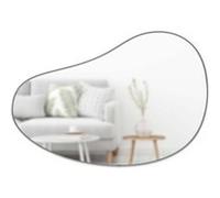 Miroir finition métallique Hubba 61 × 91 cm titane Titane G