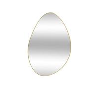 - Miroir forme organique - 40 x 60 cm - Doré