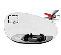Miroir Glace Verre De Rétroviseur Chauffant Droit Côté Compatible avec Fiat