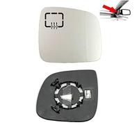 Miroir Glace Verre De Rétroviseur Chauffant Droit Côté Compatible avec VW