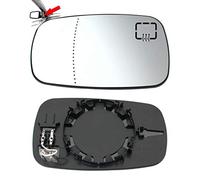 Miroir Glace Verre De Rétroviseur Chauffant Grand Angle Gauche Côté Conducteur Compatible avec Renault
