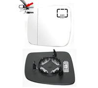 Miroir Glace Verre De Rétroviseur Chauffant Grand Angle Gauche Côté Conducteur Compatible avec VW