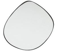 Kare Design Miroir Göteborg, Noir/Miroir, Acier, Forme Organique, Miroir Mural, Deco Intérieur, Decoration Chambre, Salon, Couloir, 71x72x2 cm (H/L/P)