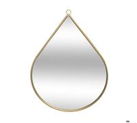 Miroir Mural en Métal "Goutte" 39cm Or