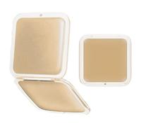 Miroir grossissant 30x avec 1 côté normal, mini miroir compact avec fermeture magnétique, poche carrée portable pour voyage, maquillage, sac à main (Champagne)