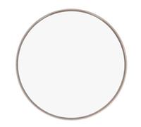 Miroir grossissant 30X Miroir grossissant de 6 Pouces avec 3 ventouses de Montage Miroir de Maquillage grossissant léger Portable (Or)