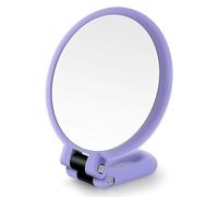 Miroir grossissant double face 1X 10X 15X 20X 30X 40X Miroir à main pliable Rotation réglable Maquillage portable pliable pour précision (noir, 30X)