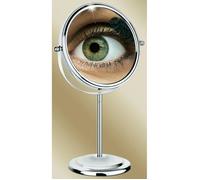 Maximex Miroir cosmétique grossissant 7×, réglable en continu, acier chromé Ø15 cm