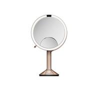 - miroir grossissant lumineux x1, x5 et x10 rosé - st3034