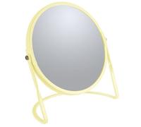 Miroir grossissant sur pied Acier AKIRA Jaune mat Spirella
