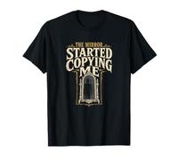 Miroir hanté maudit fantôme dans Un Miroir Cadeau T-Shirt
