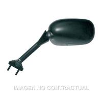 Hert Kawasaki 650 Er-6f Left Rearview Mirror Argenté