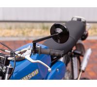 Miroir Highsider Montana, avec adaptateur de miroir M8/M8 pour tableau de bord Simson