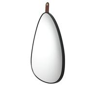 Miroir Avec Lanière "Chicago" 60cm Noir