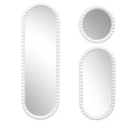 Miroir - Home Deco Factory - Corfu - élégant - Blanc - H75 Cm