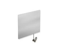 miroir inclinable Hewi 801.01.10084 600x540x6mm, avec Halter / poignée, Halter