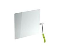 miroir inclinable Hewi 802.01.100R74 725x741x73mm, levier à droite, vert pomme