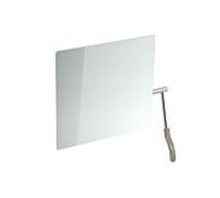 miroir inclinable Hewi 802.01.100R86 725x741x73mm, levier à droite, sable