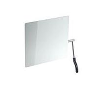 miroir inclinable Hewi 802.01.100R92 725x741x73mm, levier à droite, gris anthracite