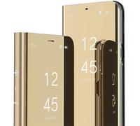 Miroir Intelligent Coque Pour Google Pixel 4a Bo Tier En Miroir Housse Standing Flip View Mirror Case Protection Complète Cover Coque Pour Google Pixel 4a