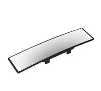 Miroir intérieur Voiture Rétroviseur Panoramique Convexe Incurvé De 285 Mm Large Clip En Caoutchouc Antireflet Vue Arrière Transparente