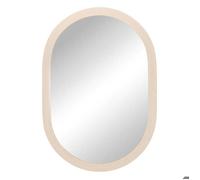 Miroir Kendra ovale 68x98cm beige - Atmosphera Créateur d'intérieur